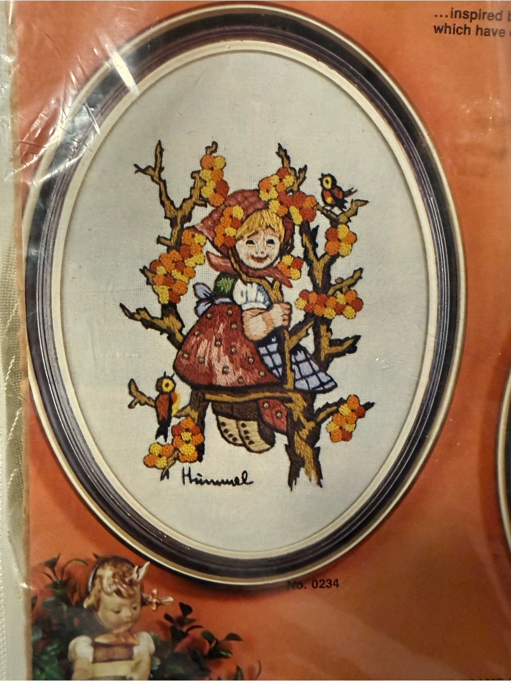 Hummel Stitchery Kit “ Apple Tree Girl” NOS Unopened. Vintage Paragon